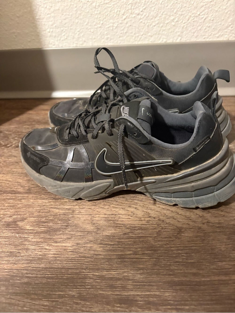 Nike Black and Gray Trail Running Shoes